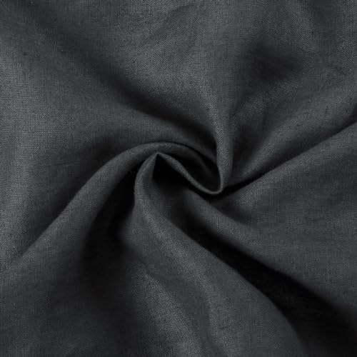 ChadMade Pure Linen Sheer Curtain Light Filtering - 26 x 108 Inch