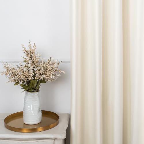Home Fashion Max Total Blackout Set of 2 Linen Textured Curtains