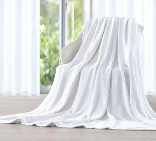 Royal Hotel Bedding 2-Ply Sheet Cool Cotton Blanket, Soft Breathable
