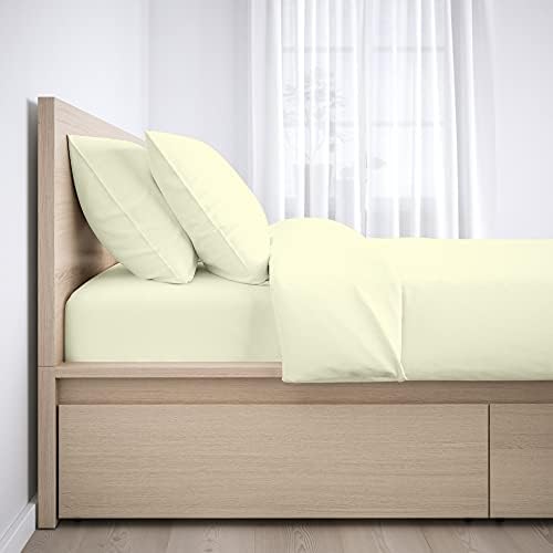 1000-TC Egyptian Cotton 5-PC Sheet Set, 12" Deep - Ivory, Split King
