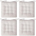 SQUARE MOON 4 Pack Seat Cushion, Comfort Chair Pads for Indoor &