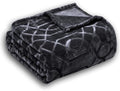 Soft Cozy Fleece Queen Size Blanket, 90x90 Inches – Lightweight Plush