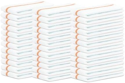 Bar Mops Gold Stripe Pack of 36 Kitchen Towels 16x19 Multi-Purpose for