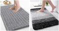 Arotive Luxury Chenille and Microfiber Bathroom Rugs Set, Bath Rug