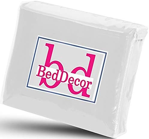 BedDecor 1 Piece Ruched Pattern Duvet Cover with Zipper & Corner Ties