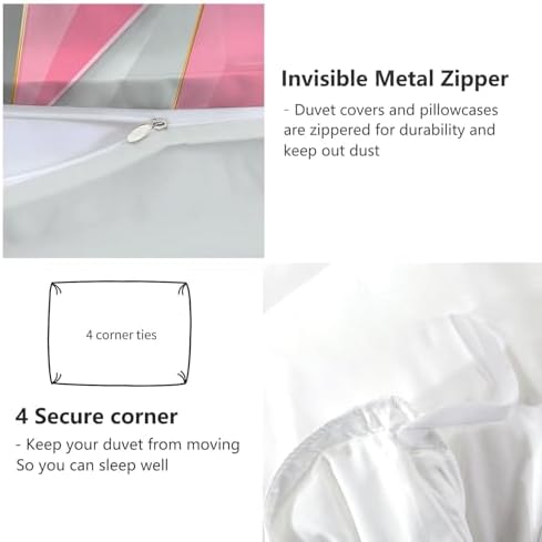 Abstract Style Geometric Triangles Gray Duvet Cover, Soft Microfiber