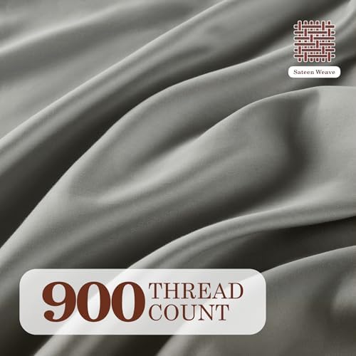 Hyde Lane 900 Thread Count King Sheet Set – Cotton-Rich CVC Sateen