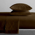600 Thread Counts, 4 PC Bed Sheet Set-Sateen Weave-Long Staple Soft