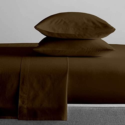 600 Thread Counts, 4 PC Bed Sheet Set-Sateen Weave-Long Staple Soft
