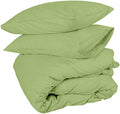 Duvet Cover set California King Sage Comforter Cover Bedding 5 Pieces