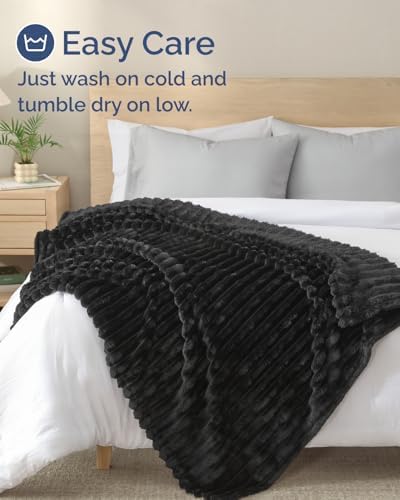 Super Soft Fleece Blanket Queen Size - Fleece Throw Blanket - 90x90