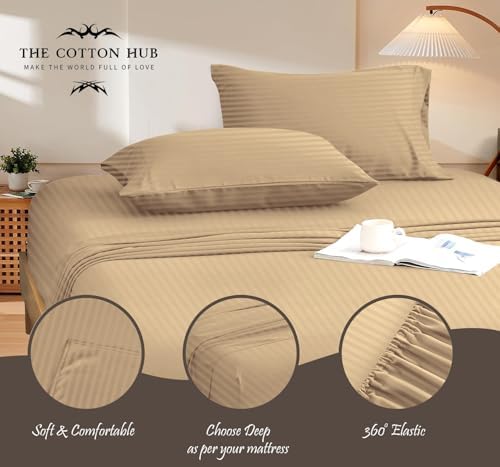 Full Size 4-Piece Sheet Set 1000 Series Luxury 100% Pima Cotton Bed
