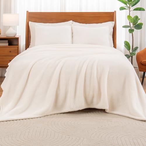 Berkshire Blanket Classic Extra-FluffyTM Plush Blanket King Size, Soft