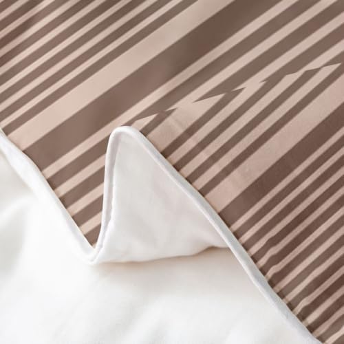 Erosebridal Khaki and Beige 100% Cotton Duvet Cover King Size|Vintage
