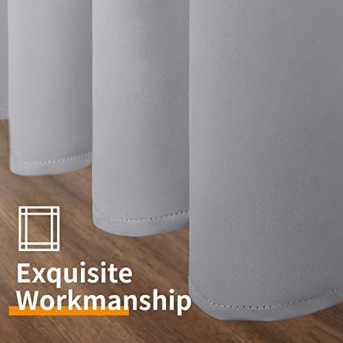 YoungsTex Blackout Curtains 63 Inches Length for Bedroom Window