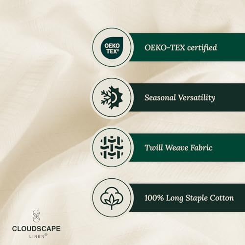 CSL Breathable Cotton Blanket Queen,Lightweight Summer