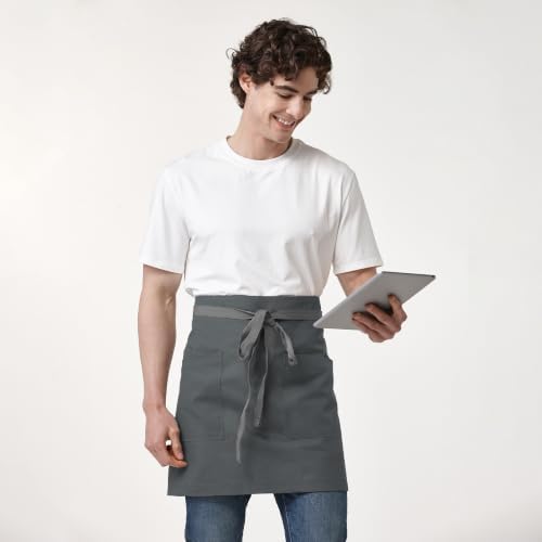 Waist Apron for Men Server Bistro Half 4251BY
