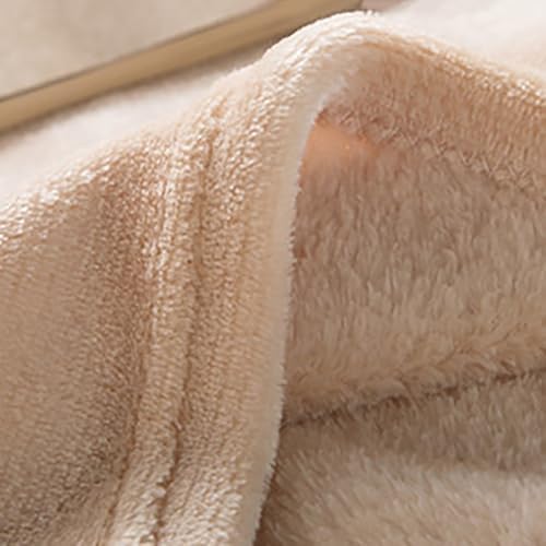 Solid Flannel Fleece Blanket,Plush Throw Fuzzy Lightweight Microfiber
