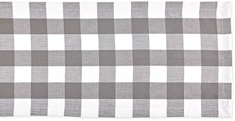 DII Buffalo Check Collection, Classic Farmhouse Table Runner, 14x108