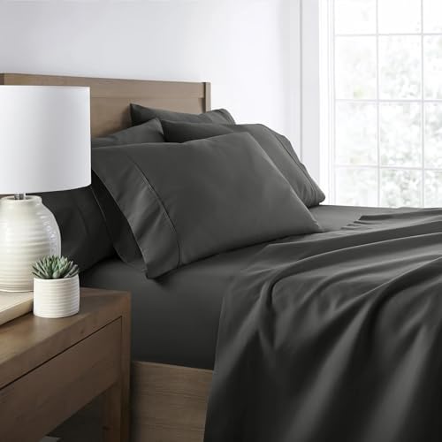 King Sheet Set - 100% Cotton Soft Long-Staple Combed Pure Natural Bed
