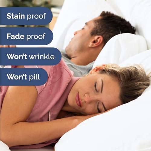 CGK Split King 7pc Bed Sheet Set - Breathable & Cooling - White