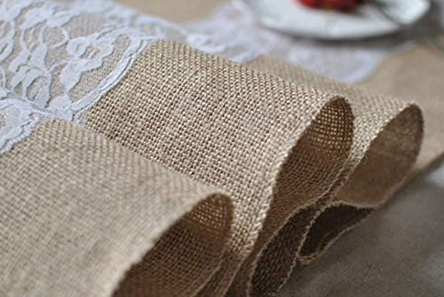 Daesar Table Runner 12x108 Inch, Table Runner Linen Christmas Khaki