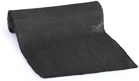 MDS® Pack of 10 Natural Burlap Table Runner, 12 x 72 Inch, Jute Rustic