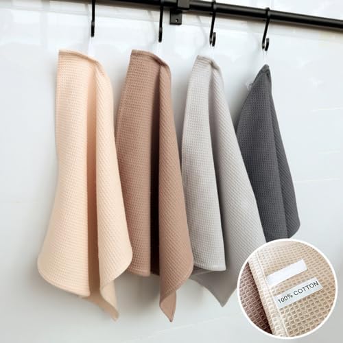 Pack of 4 Dishcloths Dishwashing Soft Kitchen Towel Absorbent Towel