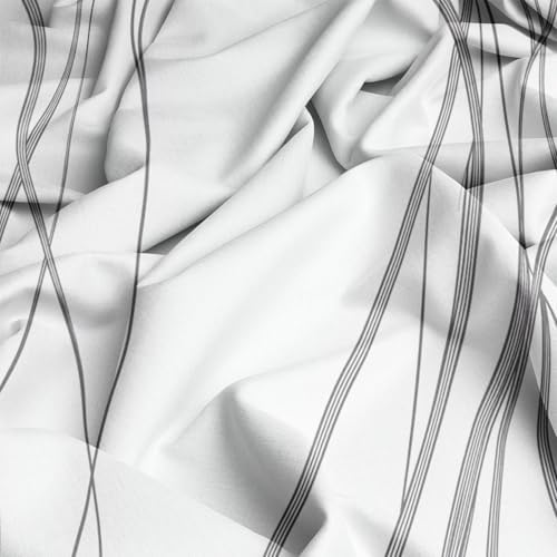 Duvet Cover Microfiber 3 Pieces Bedding Set, Abstract Style Smooth