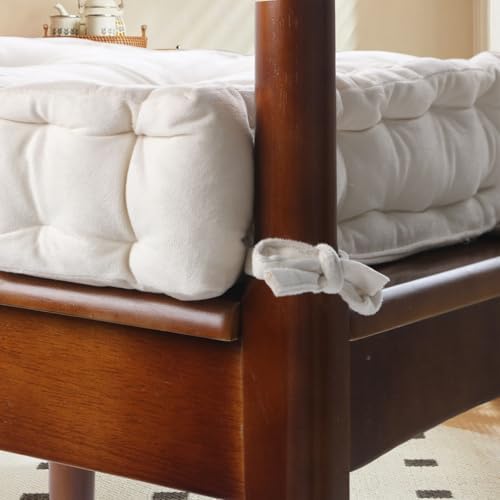 vctops Chair Cushion for Dining Chair, Soft Velvet Square Seat Cushion