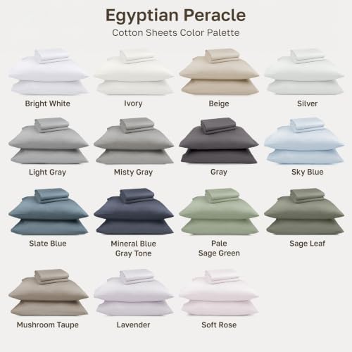 California Design Den 100% Egyptian Cotton Deep Pocket Full Size