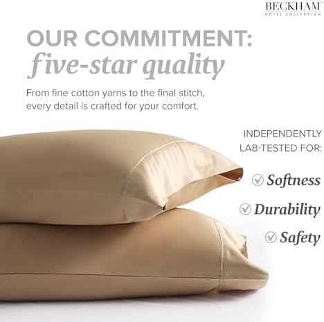 Beckham Hotel Collection Queen Size Pillow Protectors & Cotton