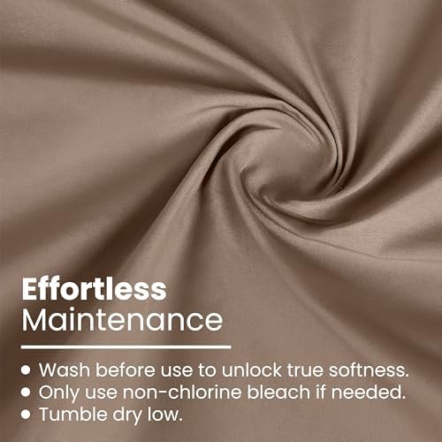 Martex 400 Thread Count Sheet Set, 4 Piece, Full Size, Tan