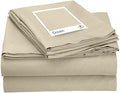 Clara Clark Affordable Microfiber Bed Sheet Set, Full, Cream