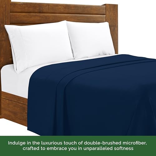 Luxury Flat Sheet on Amazon Elegant Comfort Wrinkle-Free 1500 Premier