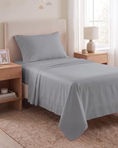 Beckham Hotel Collection 100% Cotton Twin XL Sheet Set, 3-Piece, Light