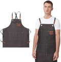 BESPORTBLE Canvas Kitchen Apron with Pockets Adjustable Bib for