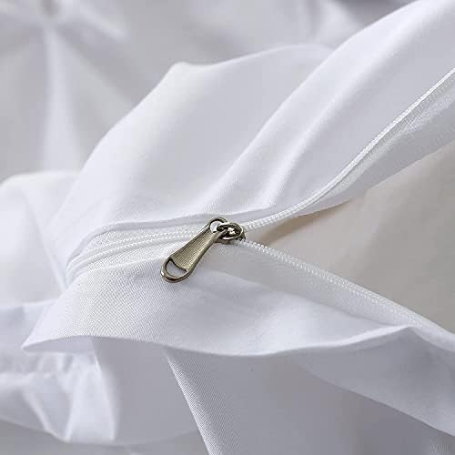 3 Piece Duvet Covet Set-Egyptian Cotton Comforter Cover with 2 Pillow