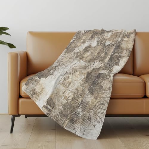 Addison Rugs ASB560 Beige 50" x 70" Oversized Sherpa Throw Blanket