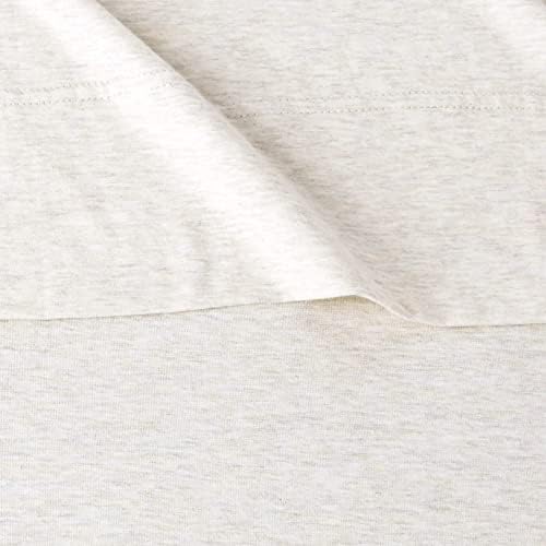 Amazon Basics 4 Piece Breathable 100% Cotton Jersey Knit Sheet Set