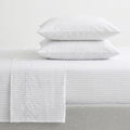Nautica - Queen Cotton Percale Sheet Set with Matching Pillowcases