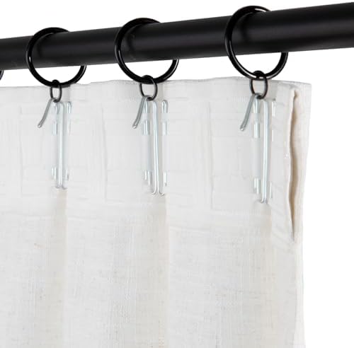 HOMERILLA Sheer Linen Curtains 96 Inches Long, Room Darkening