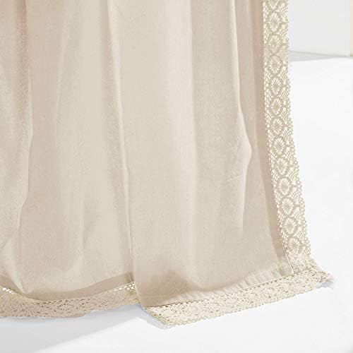 Lush Decor Rosalie Light Filtering Window Curtain Panels, Pair, 54" W
