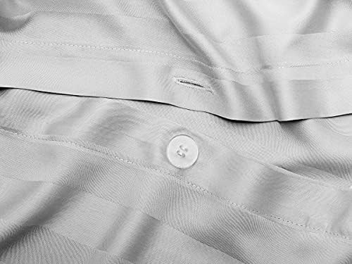 Pure Bamboo King Duvet Cover, 3 Piece Set, Genuine 100% Organic