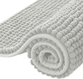 SUBRTEX Bathroom Rugs Chenille Bath Rug Soft Short Plush Bath Mat Soft