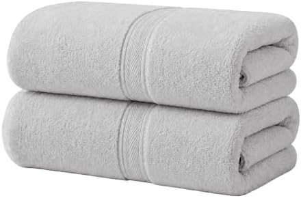 Jumbo 2 Pack Bath Sheets Extra Large 35x70, Large Bath Towels for