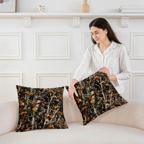 Feelyou Tree Branches Throw Pillow Covers Set of 2 Tree Decorative