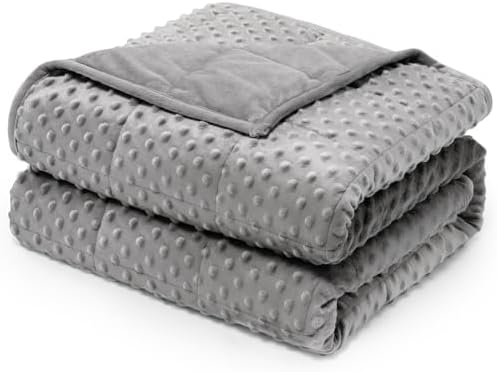 Wemore Weighted Blanket for Adults 15 lbs King Size 80"x87" Grey