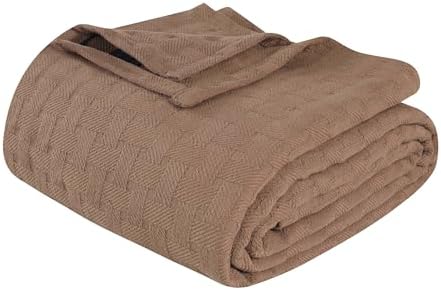 SUPERIOR Cotton Blanket Breathable All Season Comfy Bedding