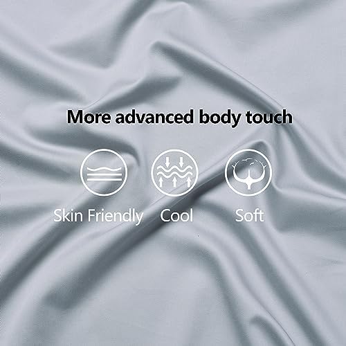 600 TC 1Pc Fitted Sheet - 100% Long Staple Cotton 9-Inch Deep Pocket